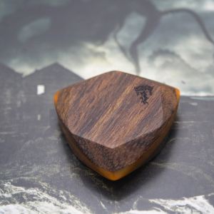 Guitar Pick "Gemstone" Ovangkol/orange